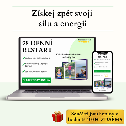 28 Denní Restart - Jednoduchý plán k lepší postavě, více energie a sebevědomí