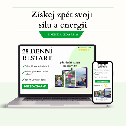 28 Denní Restart - Jednoduchý plán k lepší postavě, více energie a sebevědomí